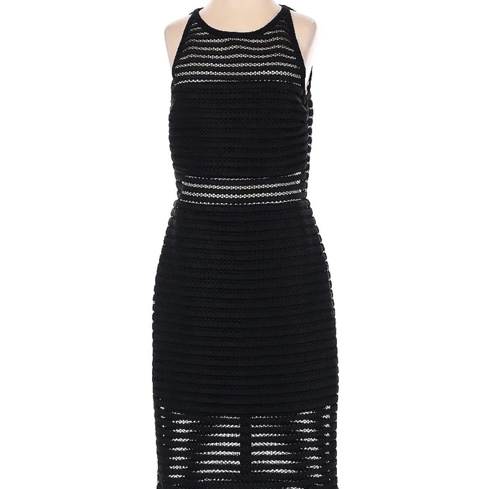 Parker Black Midi Dress
